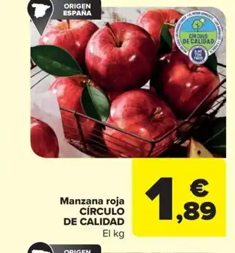 Carrefour Market Manzana roja CÍRCULO DE CALIDAD oferta