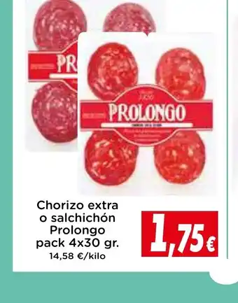 Proxi Chorizo extra o salchichón oferta