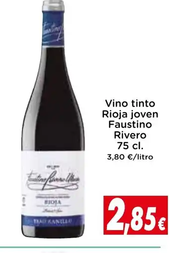 Proxi Vino tinto Rioja joven Faustino oferta