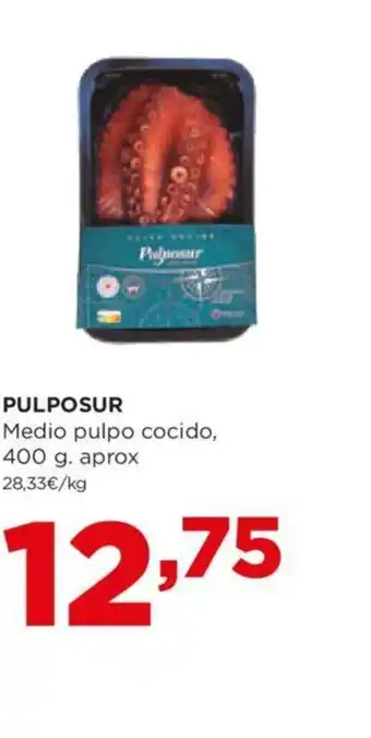 Alimerka PULPOSUR Medio pulpo cocido, oferta