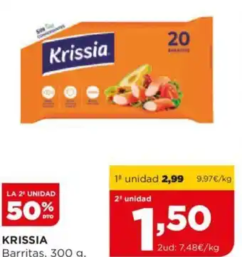 Alimerka KRISSIA Barritas, 300 g. oferta