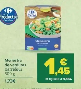 Carrefour Menestra de verduras Carrefour 300 g oferta