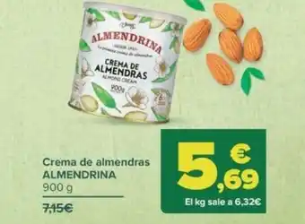 Carrefour Crema de almendras ALMENDRINA oferta