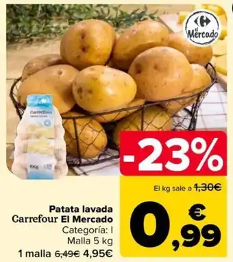 Carrefour Patata lavada Carrefour El Mercado oferta