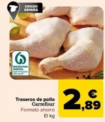 Carrefour Traseros de pollo Carrefour Formato ahorro El kg oferta