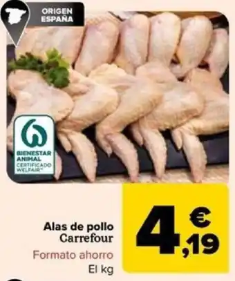 Carrefour Alas de pollo Carrefour Formato ahorro oferta