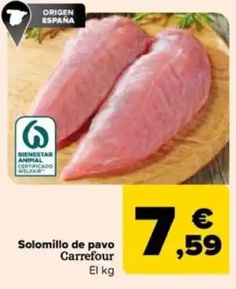 Carrefour Solomillo de pavo Carrefour oferta