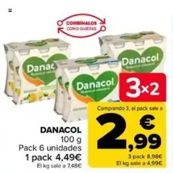 Carrefour DANACOL 100 g oferta