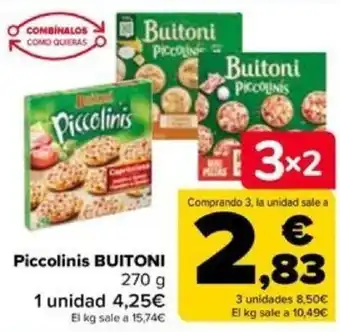 Carrefour Piccolinis BUITONI 270 g oferta