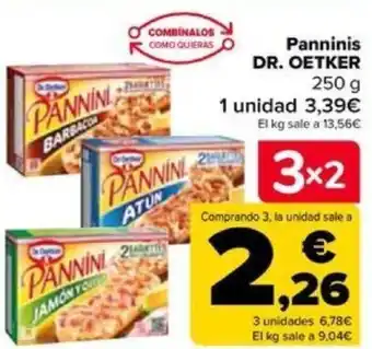 Carrefour Panninis DR. OETKER 250 g oferta