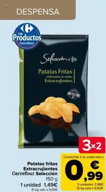 Carrefour Patatas Fritas Extracrujientes Carrefour Selección oferta