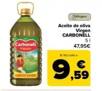 Carrefour Aceite de oliva Virgen CARBONELL oferta