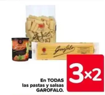 Carrefour En TODAS las pastas y salsas GAROFALO. oferta