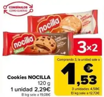 Carrefour Cookies NOCILLA 120 g oferta