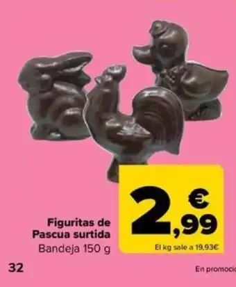 Carrefour Figuritas de Pascua surtida Bandeja 150 g oferta