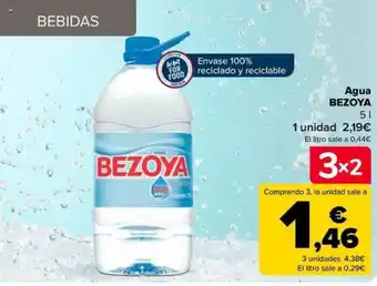 Carrefour Agua BEZOYA oferta