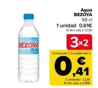 Carrefour Agua BEZOYA 50 cl oferta
