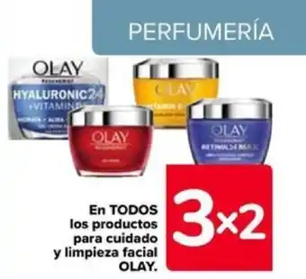 Carrefour En TODOS los productos para cuidado y limpieza facial OLAY. oferta