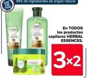 Carrefour En TODOS los productos capilares HERBAL ESSENCES. oferta