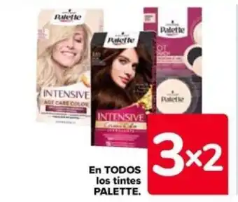 Carrefour En TODOS los tintes PALETTE. oferta