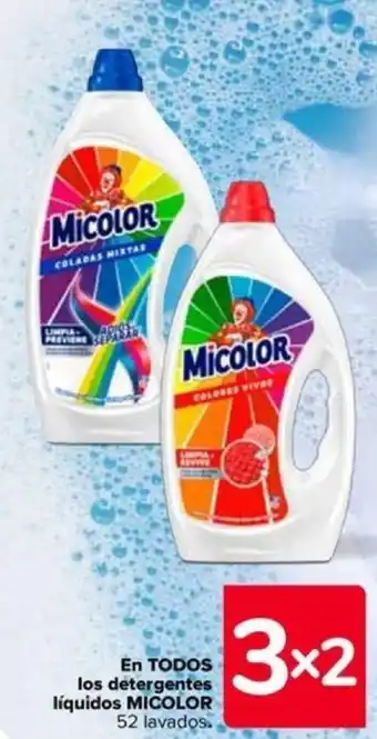 Carrefour En TODOS los detergentes líquidos MICOLOR oferta