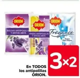 Carrefour En TODOS los antipolillas ORION. oferta