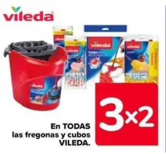 Carrefour En TODAS las fregonas y cubos VILEDA. oferta