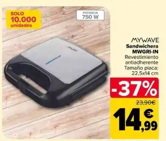 Carrefour Sandwichera MWGRI-IN oferta