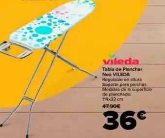 Carrefour Tabla de Planchar Neo VILEDA oferta