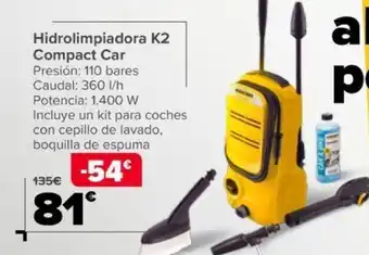 Carrefour Hidrolimpiadora K2 Compact Car oferta