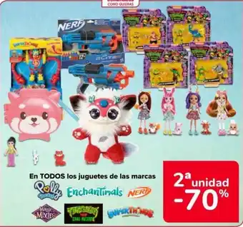 Carrefour En TODOS los juguetes de las marcas oferta