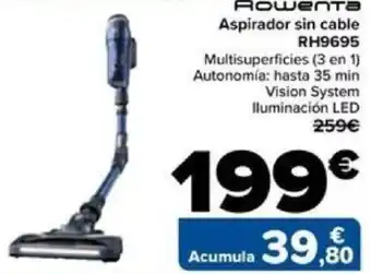 Carrefour Aspirador sin cable RH9695 oferta