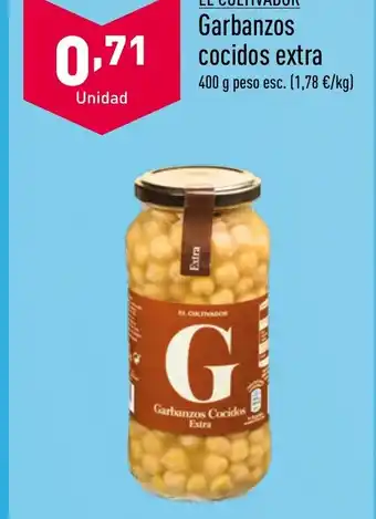 ALDI EL CULTIVADORⓇ Garbanzos cocidos extra oferta