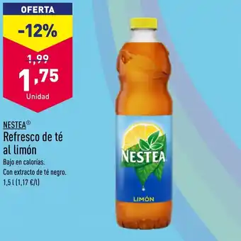 ALDI Refresco de té al limón oferta