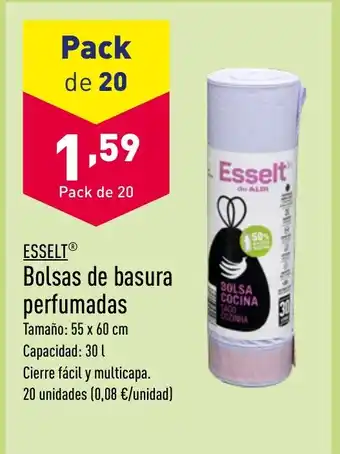 ALDI Bolsas de basura perfumadas oferta