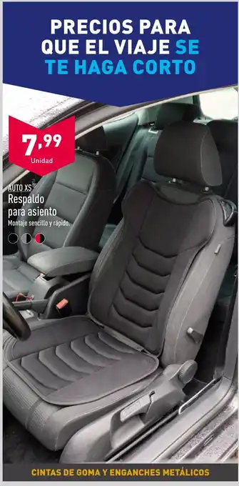 ALDI AUTO XS Respaldo para asiento oferta
