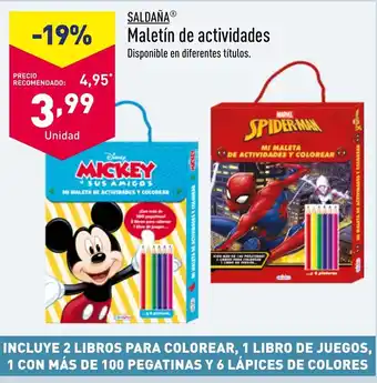 ALDI Maletín de actividades oferta