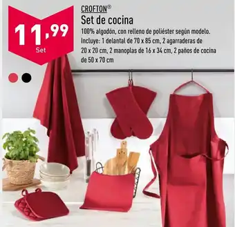 ALDI CROFTONⓇ Set de cocina oferta