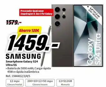 MediaMarkt Smartphone Galaxy S24 Ultra 5G oferta