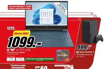 MediaMarkt Portátil gaming 16-50008NS oferta