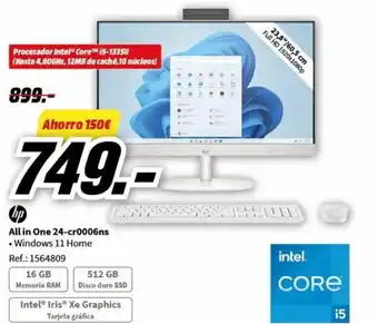 MediaMarkt All in One 24-cr0006ns • Windows 11 Home oferta