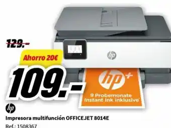 MediaMarkt Impresora multifunción OFFICEJET 8014E oferta