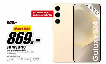 MediaMarkt Smartphone Galaxy S24 5G oferta