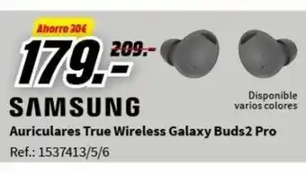MediaMarkt Auriculares True Wireless Galaxy Buds2 Pro oferta