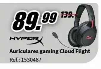 MediaMarkt Auriculares gaming Cloud Flight oferta