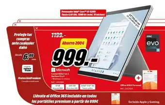 MediaMarkt Convertible 2 en 1 Surface Pro 9 oferta