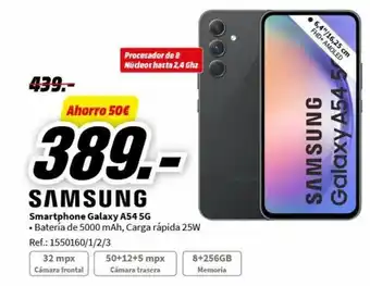 MediaMarkt Smartphone Galaxy A54 5G oferta