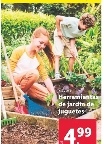 Lidl Herramientas de jardín de juguetes oferta