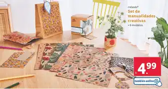 Lidl Set de manualidades. creativas oferta