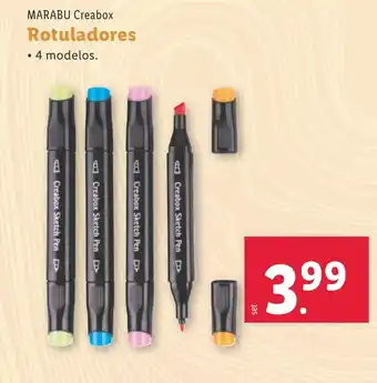 Lidl Rotuladores oferta